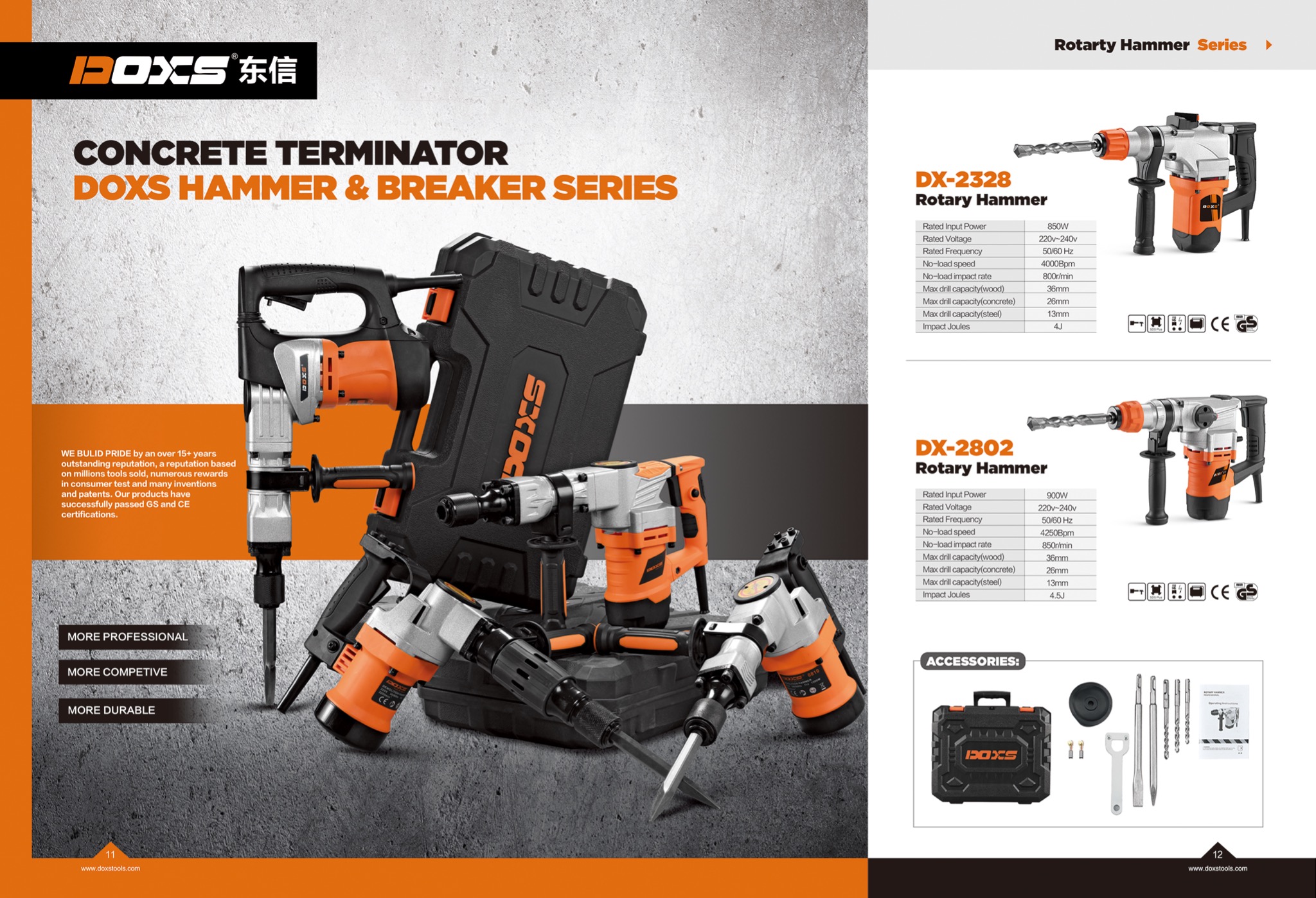 Rotary Hammer Series (DX-2328 / DX-2802)